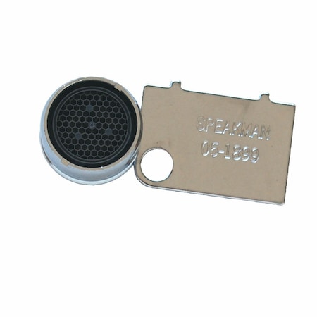 Speakman 2.20 gpm Aerators & Adapters, Polished Chrome, Brass, Plastic RPG05-0674-PC